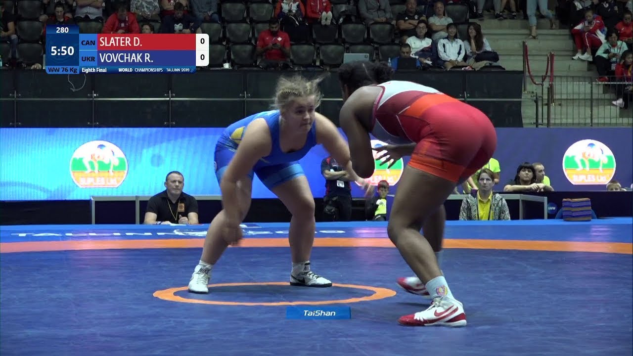 1/8 WW - 76 kg: D. SLATER (CAN) v. R. VOVCHAK (UKR)
