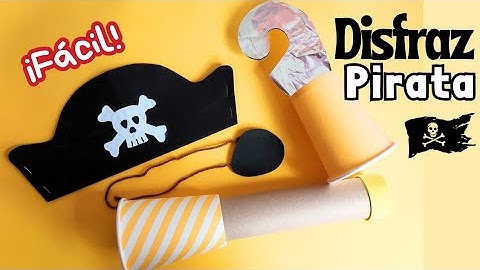 Sombrero y accesorios de Pirata | DIY Disfraz de Pirata