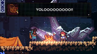 Madeline and Theo - Madeline encounters Theo | Celeste ambience | Black screen