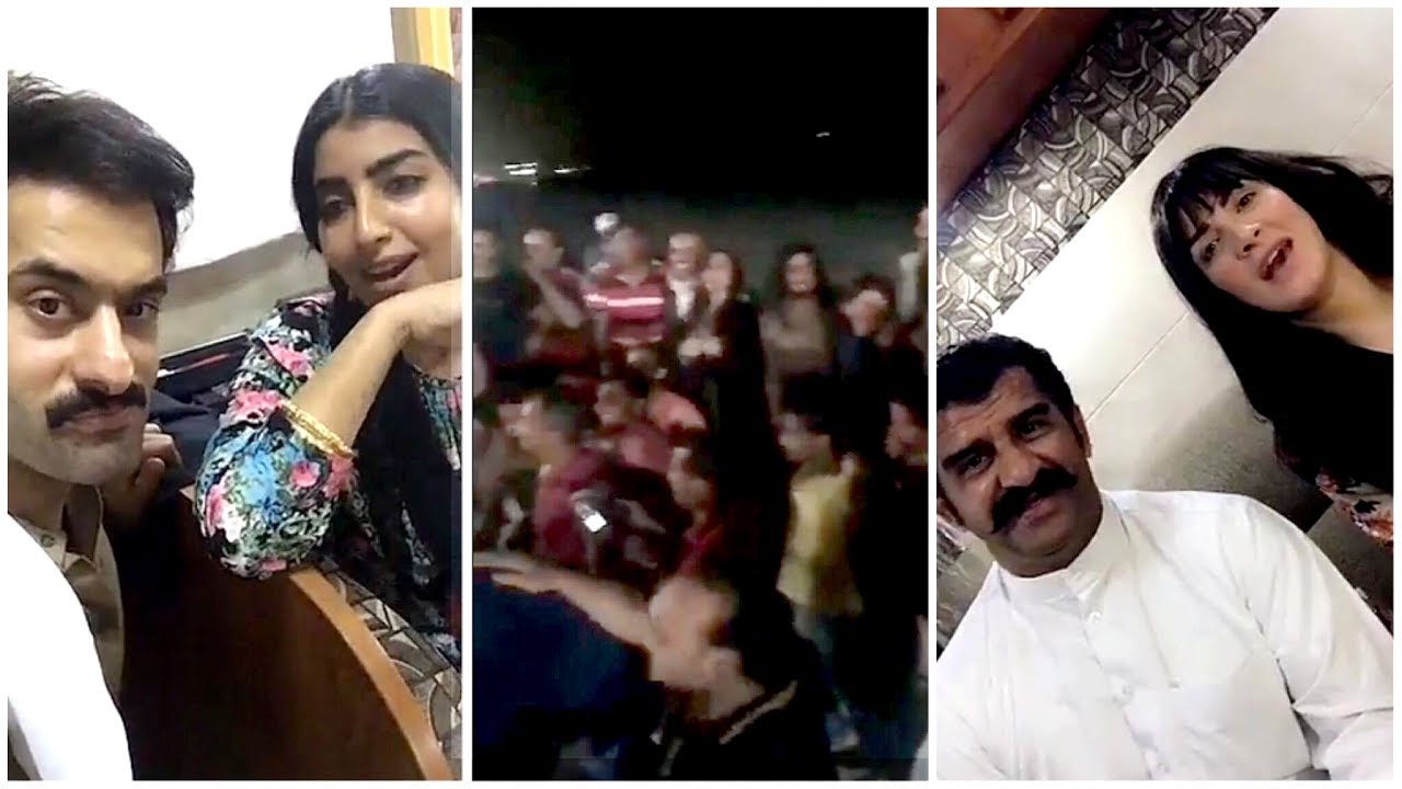 سنابات بثينة الرئيسي وهبة الدري من  كواليس تصوير اليوم الاخير  لمسلسل كحل اسود