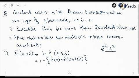 Discrete RV Poisson Distribution Explained QUESTION-2 | Engineering Mathematics | GATE | CSE