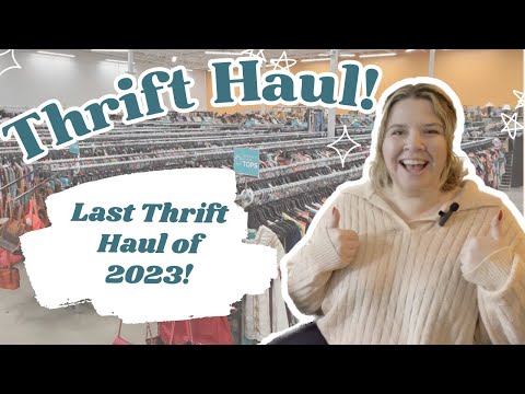 Last Haul of 2023 - Thrift Shopping Clothes to Resell Online for Profit