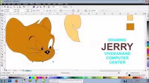 drawing a cartoon corelDRAW