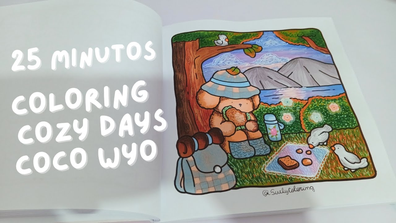 25 minutos coloring Book I cocowyo I ohuhu markers