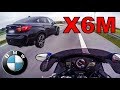 BMW X6M und HONDA CBR1100XX auf der Autobahn