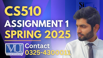 CS510 assignment 1 solution 2025 |  CS510 assignment 1 solution spring 2025 # CS510#assignment1#2025