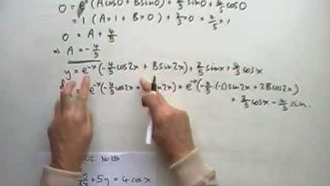 Advanced Higher Maths: Speed revision 1 - second order differential equation