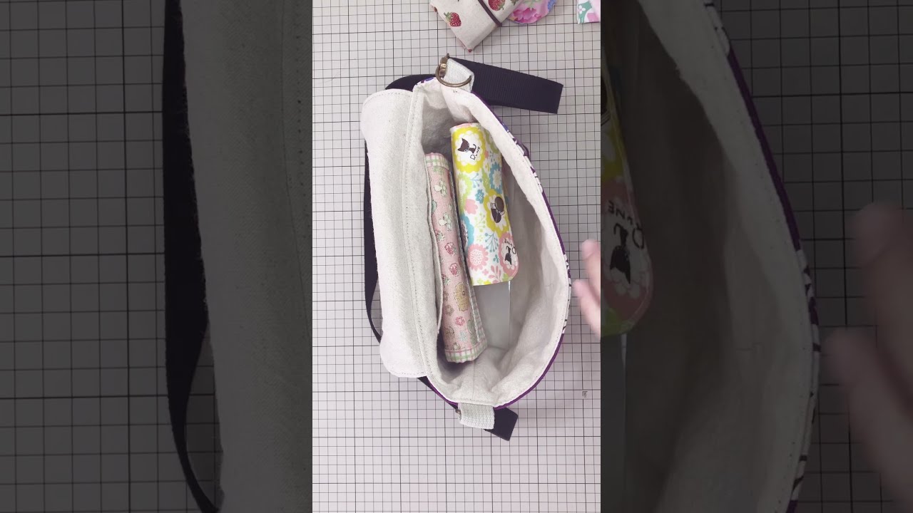 購入した生地でショルダーバッグ作りました！#shorts - YouTube