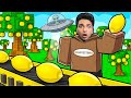 مصنع اللمون خصرت كل حاجه بنتها في المصنع بسبب فضائي ملعون جه زار المصنع بتاعي Roblox 