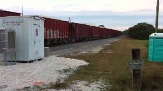 FEC TRAIN 336#595 w/ train engines 709 and 711lhf