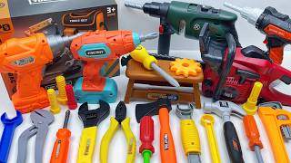 14-minute unboxing: Drill, chainsaw, and toolbox all included; immersive engineering experience.