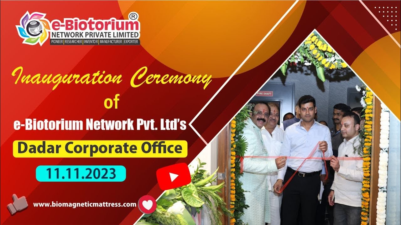 Inauguration ceremony of e biotorium network private limited s dadar