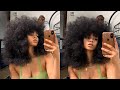 MY BIG AFRO HAIR ROUTINE ON 3C/4A NATURAL HAIR  | Easy Curly Hair Styling Routine🦋