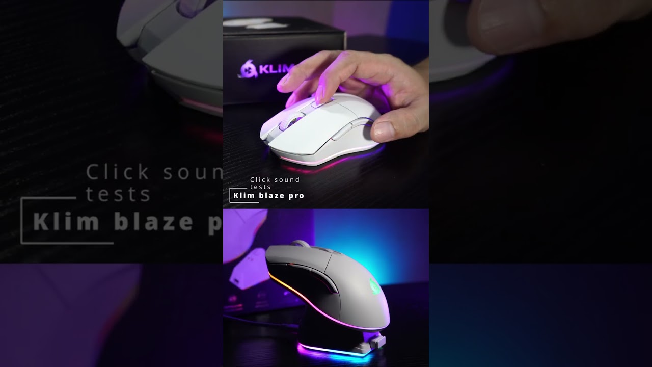 Souris sans fil rgb Klim blaze x