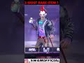 TOP 3 MOST RARE ITEM IN MY ID😳 #Shorts #freefireshorts