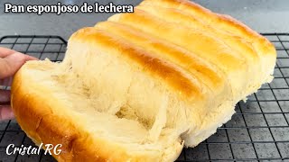 Pan esponjoso de lechera fácil y delicioso