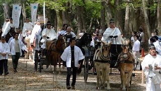 21年に一度「式年遷宮」1年前にパレード　京都・下鴨神社