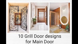 10 Grill Door designs for home