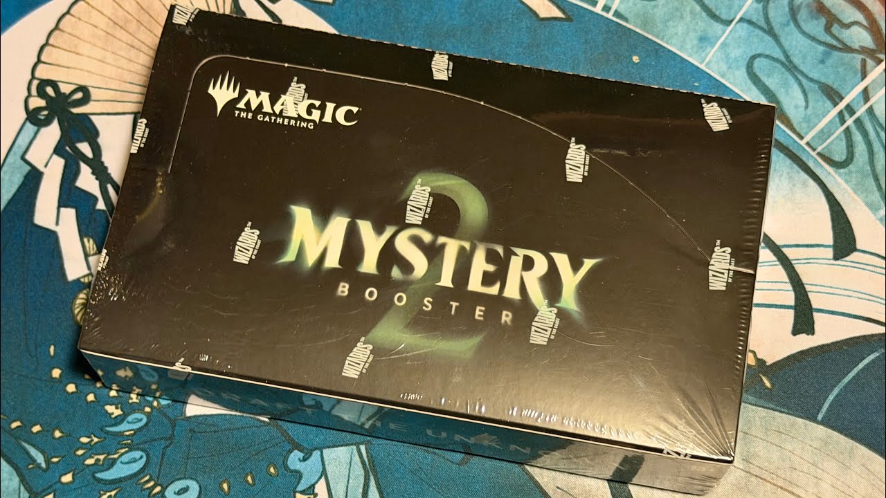 Mystery Booster 2 Box Opening Break - Super Sweet Foil Hit! - YouTube