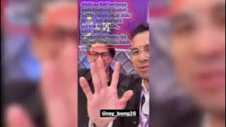 AYANGNYA REYBONG nyemangatin yang lain⁉️😱siapa dia..#reybong #itukamu #djs #reysan #rafiahmad #sctv
