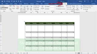 Word 2016: Distribute Columns And Rows in a Table