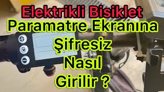 Parametre Ayarına Şifreli Ve Şifresiz Nasıl Girilir ?