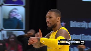 Damian Lillard wins it for team LeBron with a deep 3 | 2021 NBA All-Star Game
