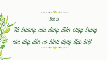 Bài 21: Từ trường của dòng điện chạy trong các dây dẫn có hình dạng đặc biệt - Vật lý 11 [OLM.VN]