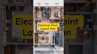 Electrical Point Layout Plan #construction🧐🧐 #trending #shortvideos #viral #shorts #buildtechnoindia