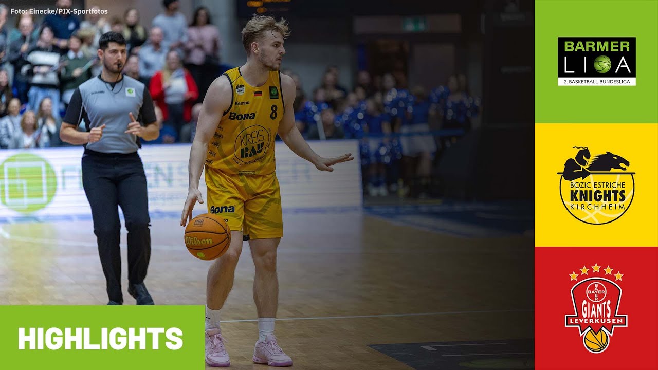 ProA: Bozic Estriche Knights Kirchheim vs. Bayer Giants Leverkusen | Highlights