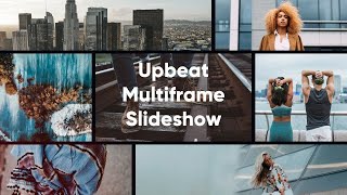 Upbeat Multiframe Intro Slideshow Premiere Pro Templates