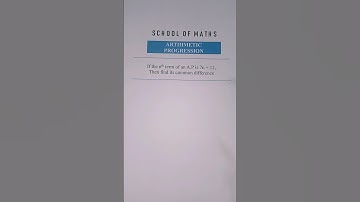 Math Shortcut on Arithmetic Progression #shorts