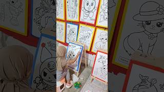 Alula mewarnai gambar Kuromi #aluladanaluna
