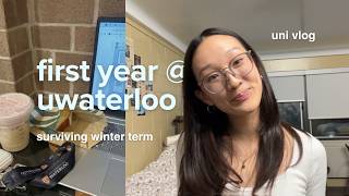 first day back & a winter snow day 📚🕯️uw engineering vlog