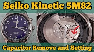 How To Remove or Replace Seiko Kinetic 5M82 Capacitor Battery | Watch Repair  Channel | SolimBD - YouTube