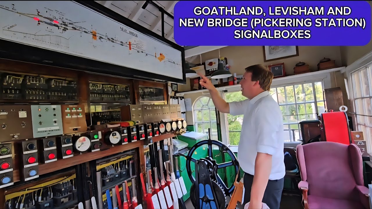 A look inside 3 signalboxes on the North Yorkshire Moors Railway