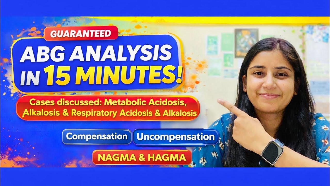 ⏱️ ABG Analysis in 15 Minutes (Guaranteed!) | Solve Any ABG Case Easily 🧠