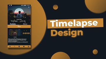 How to make an app design in Adobe XD | Timelapse