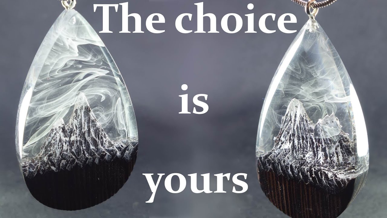 I MAKE MISTY - MOUNTAINS in the SNOW with WOOD and RESIN (2020)