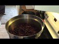 Steaming out Choke Cherry Juice