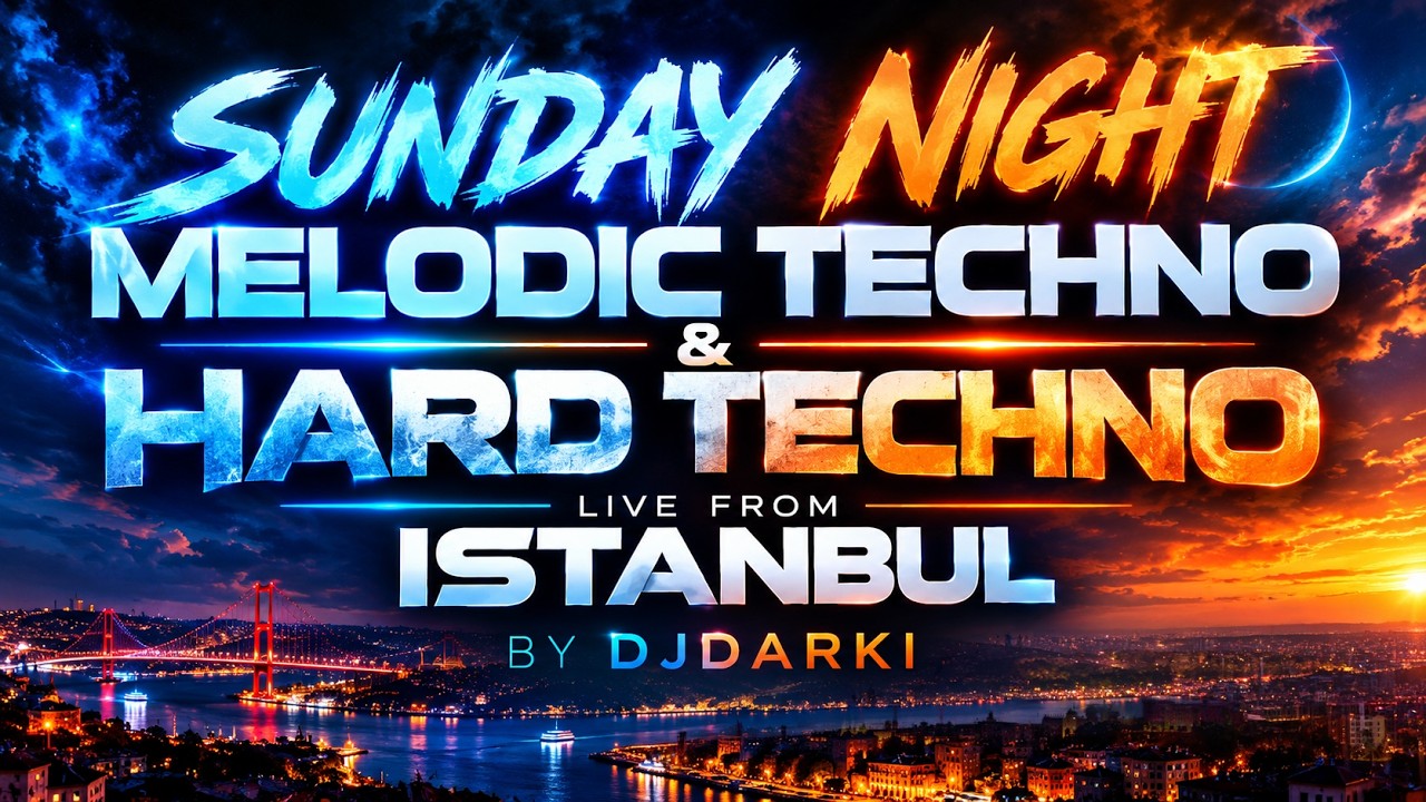 Sunday night Melodic Techno & Hard Techno Live from Istanbul by Djdarki
