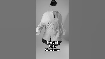 Houdini Cloth Sim - XL Shirt #3d