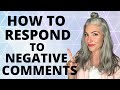 HOW TO RESPOND TO NEGATIVE COMMENTS ABOUT YOUR GREY HAIR | ERICA HENRY JOHNSTON