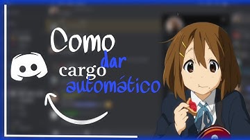 Como dar cargo automático no discord {autorole tutorial}
