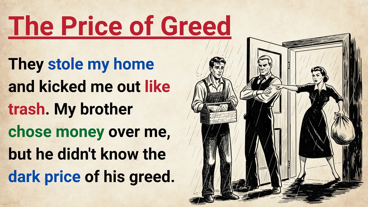 Learn English With Story 🔥 The Price of Greed | Level 3 English Listening Practice