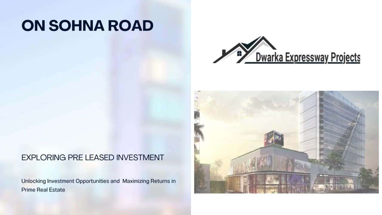 Pre Leased Investment on Sohna Road | +919990536116