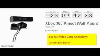 Kinect Wall Mount Xbox 360 Countdown