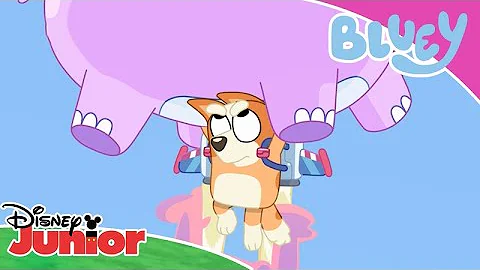 🦛 Falling Hippo | Bluey | Disney Junior Africa