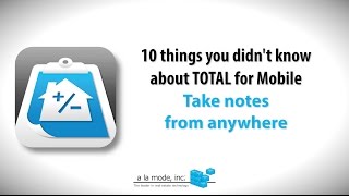 Appraiser Tech Tip:  Note-taking made easy screenshot 2