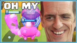 🤣 FUNNY MOMENT IN RAGE GIANT CHALLENGE / Clash Royale